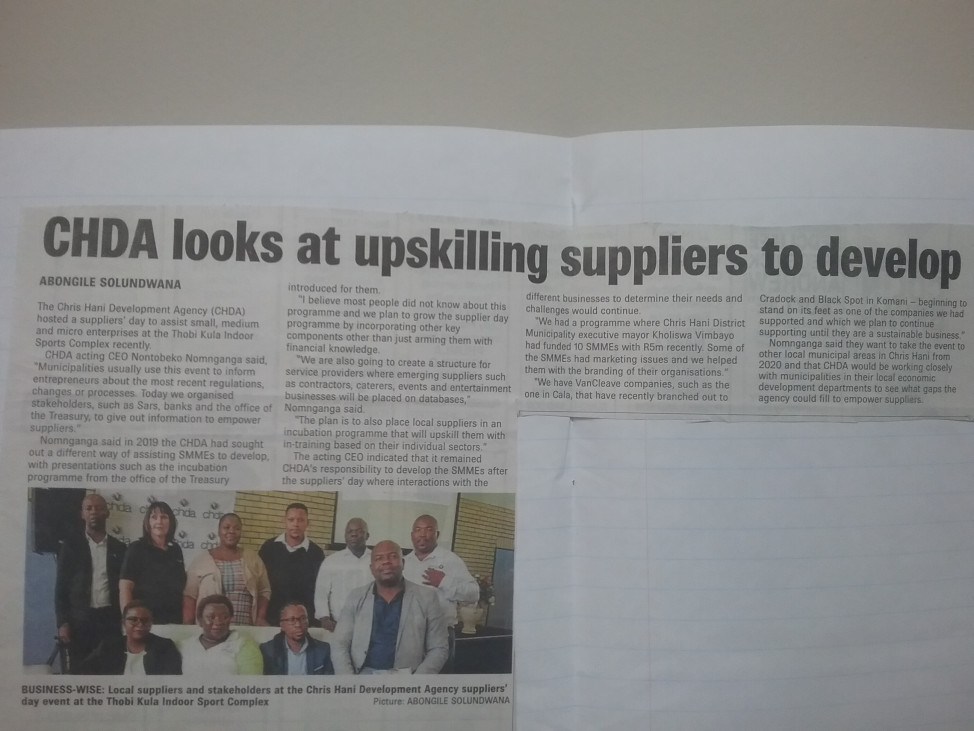 CHDA looks at upskilling suppliers to develop